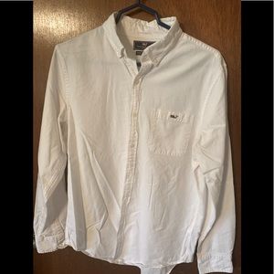 White long sleeve Vineyard Vines shirt